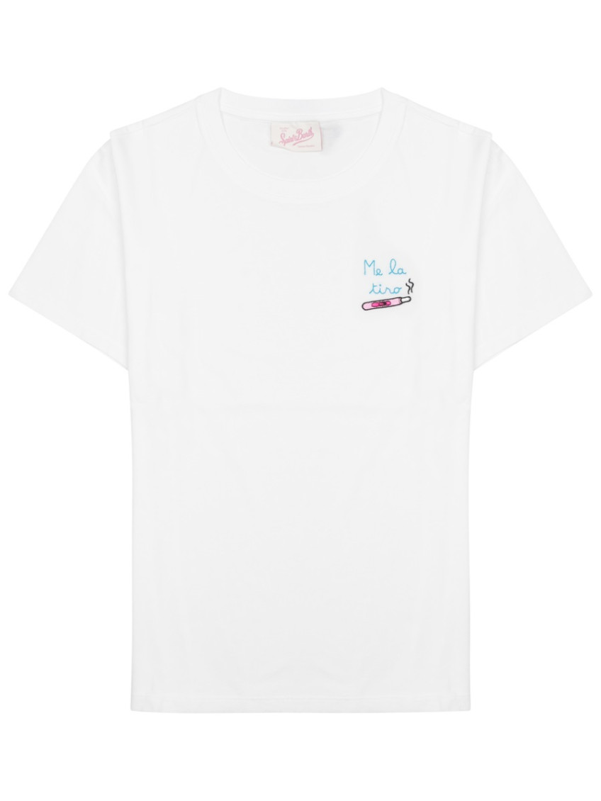 White Graphic Crew Neck T-Shirt