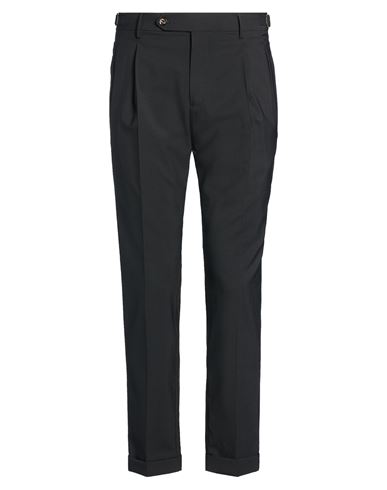 Man Pants Black Size 30 Virgin Wool, Elastane