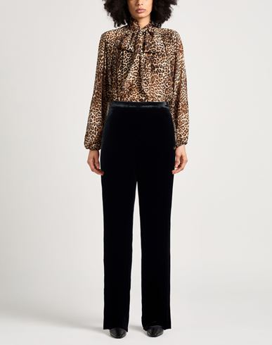 Woman Pants Black Size 10 Viscose, Silk