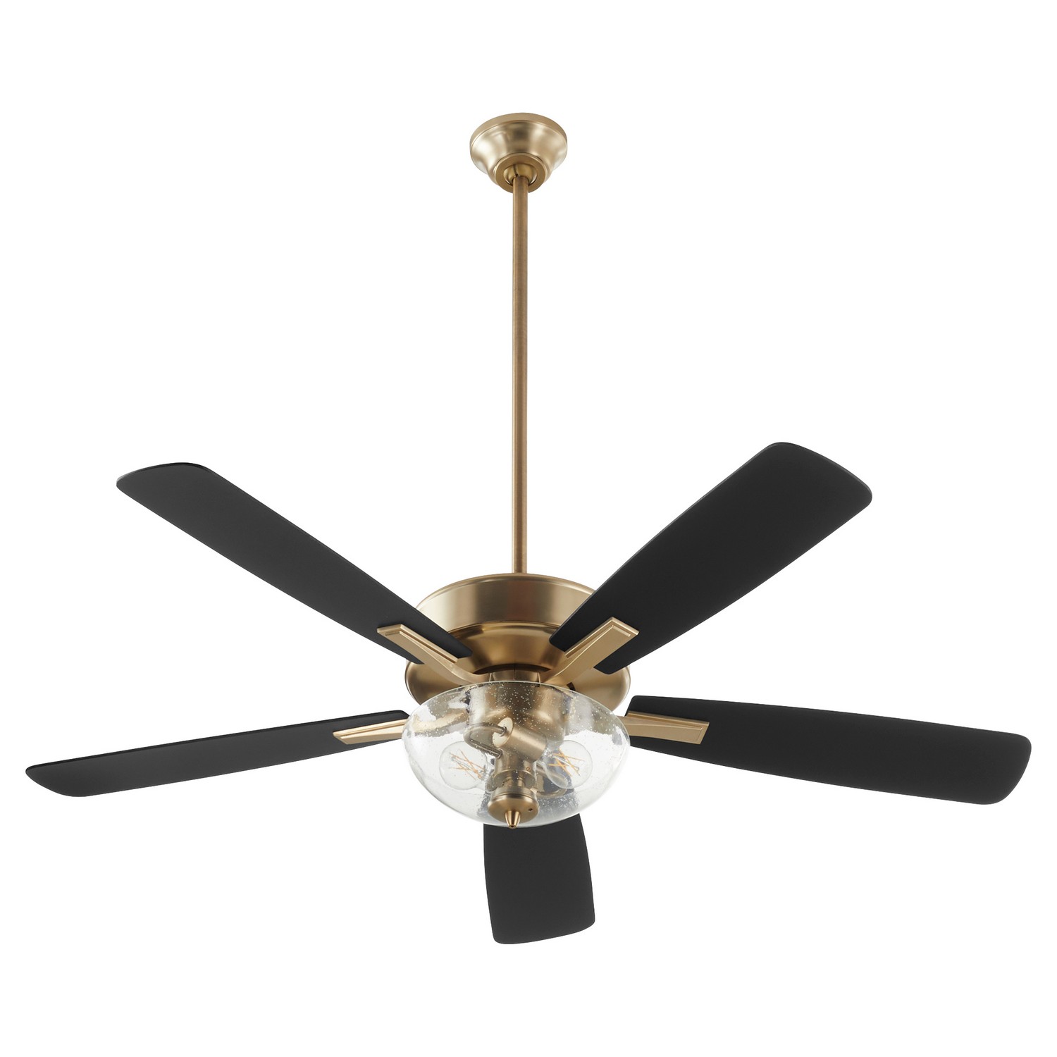 Aged Brass 52"Ceiling Fan from the Ovation Collection