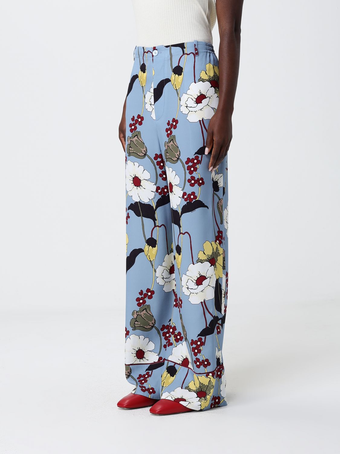 Pants Woman color Sky Blue