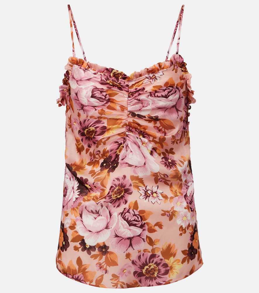 Chloé Floral silk top