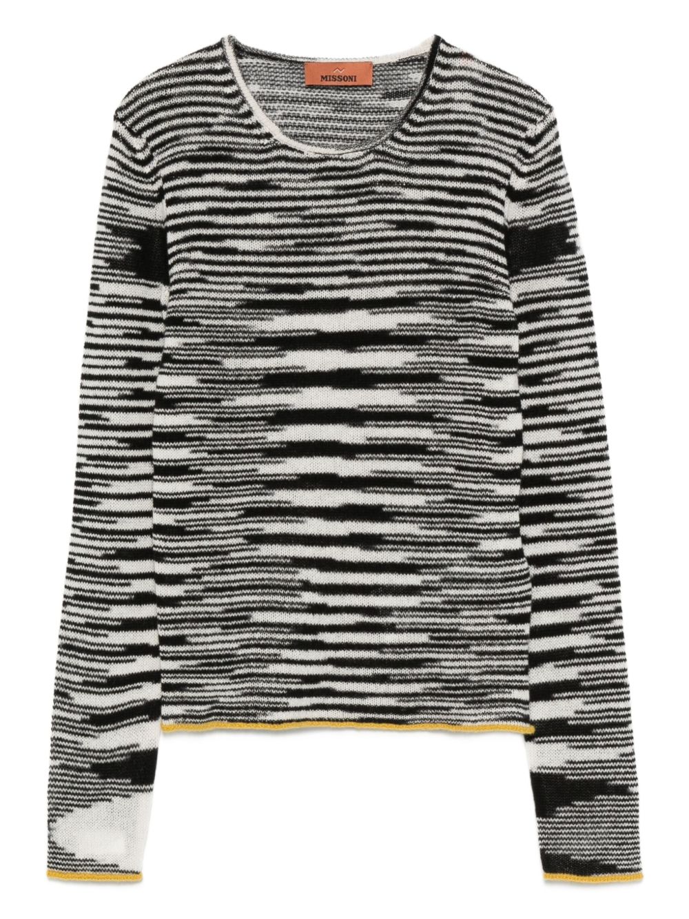 Striped T-shirt - Black