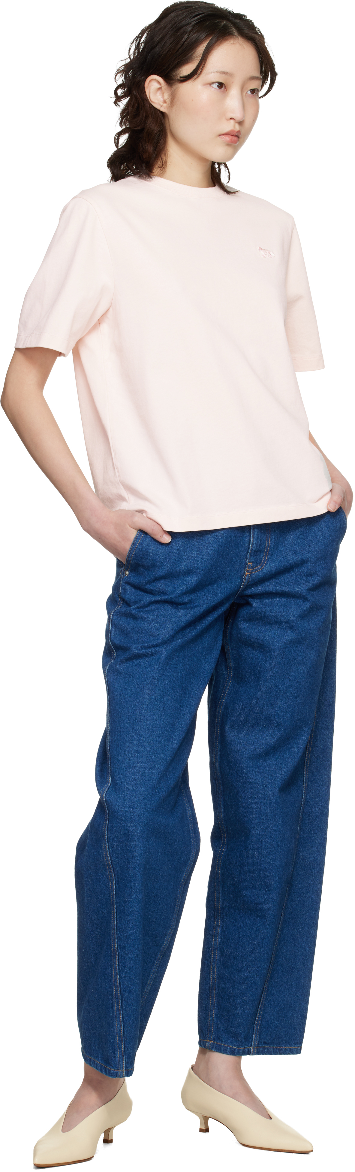 Pink Baby Fox Comfort T-shirt