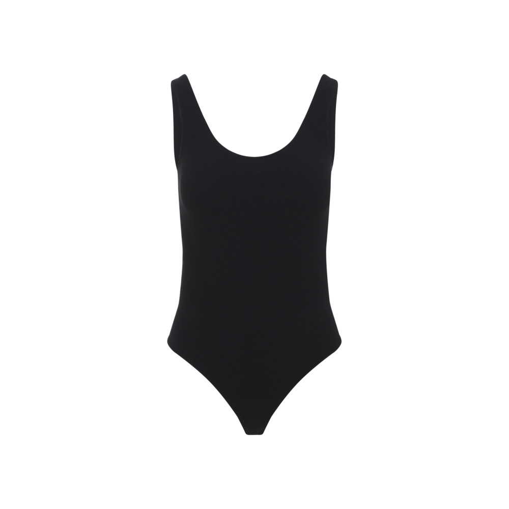 Black Seameless Bodysuit