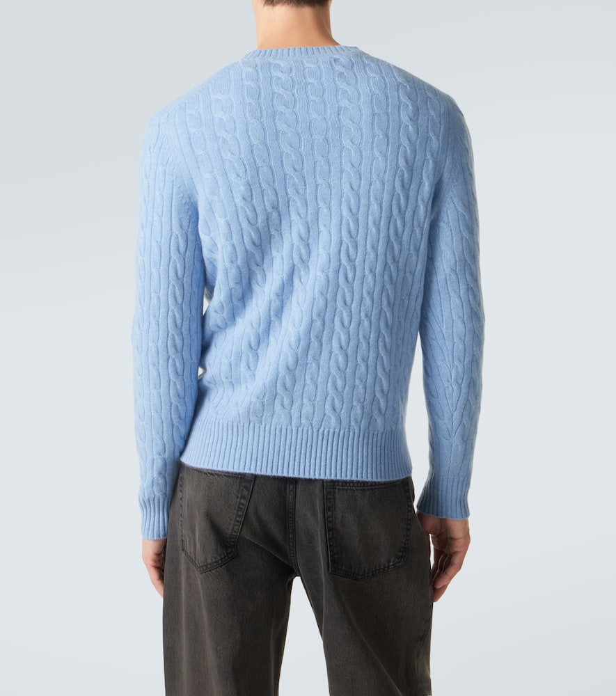 Cable-knit cashmere sweater