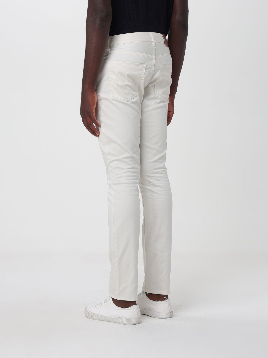 Pants Men color Yellow Cream
