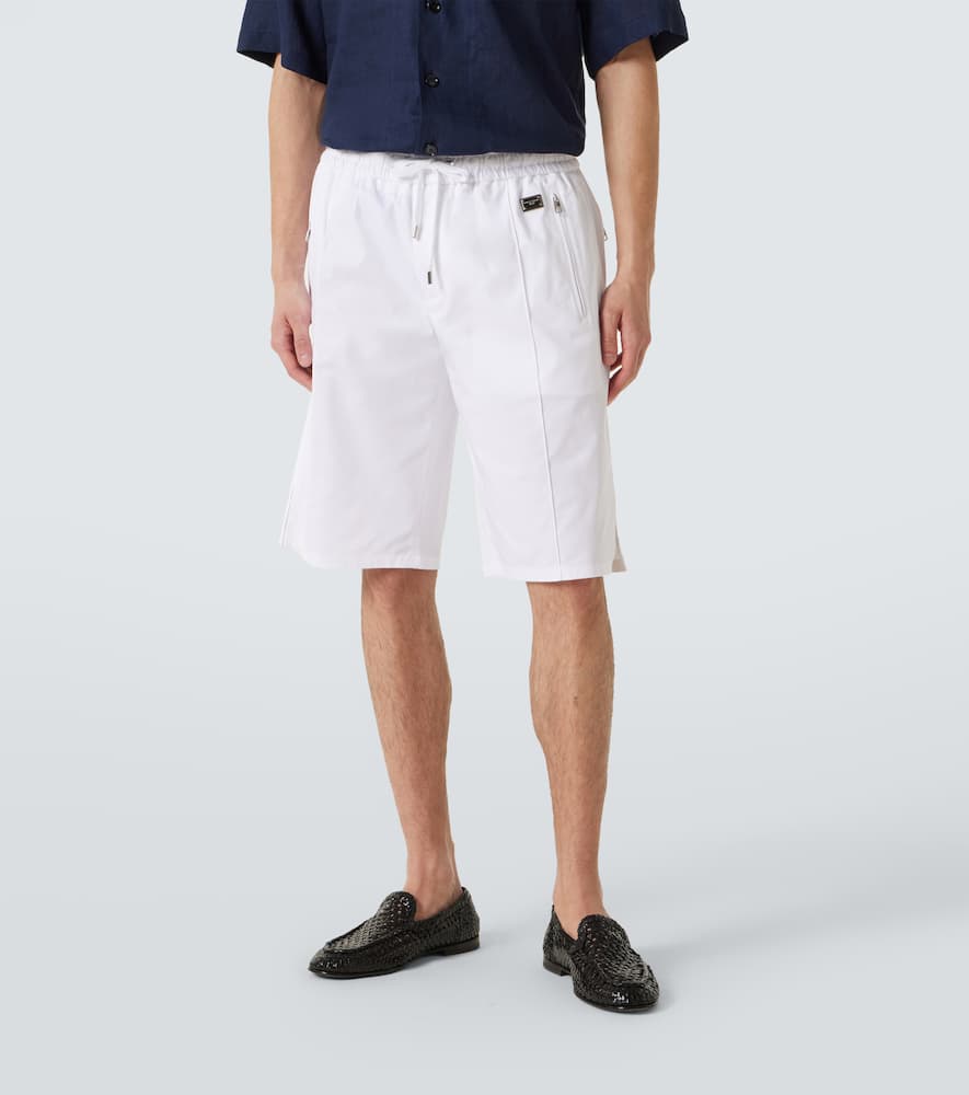 Dolce & Gabbana Cotton gabardine Bermuda shorts