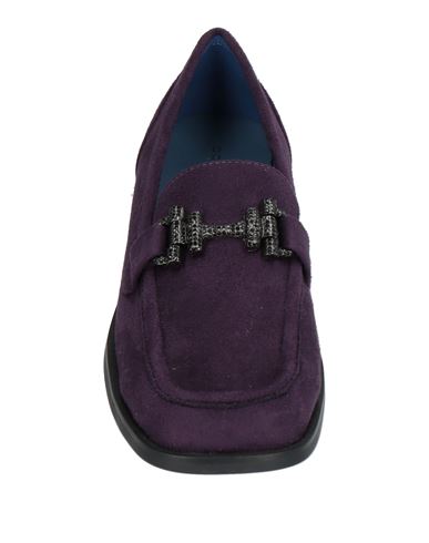 Woman Loafers Purple Size 10 Textile fibers