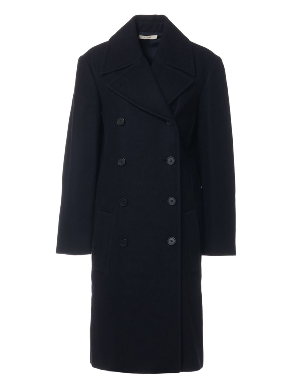 Céline Pre-Owned 1990-2000s wool coat - Blue