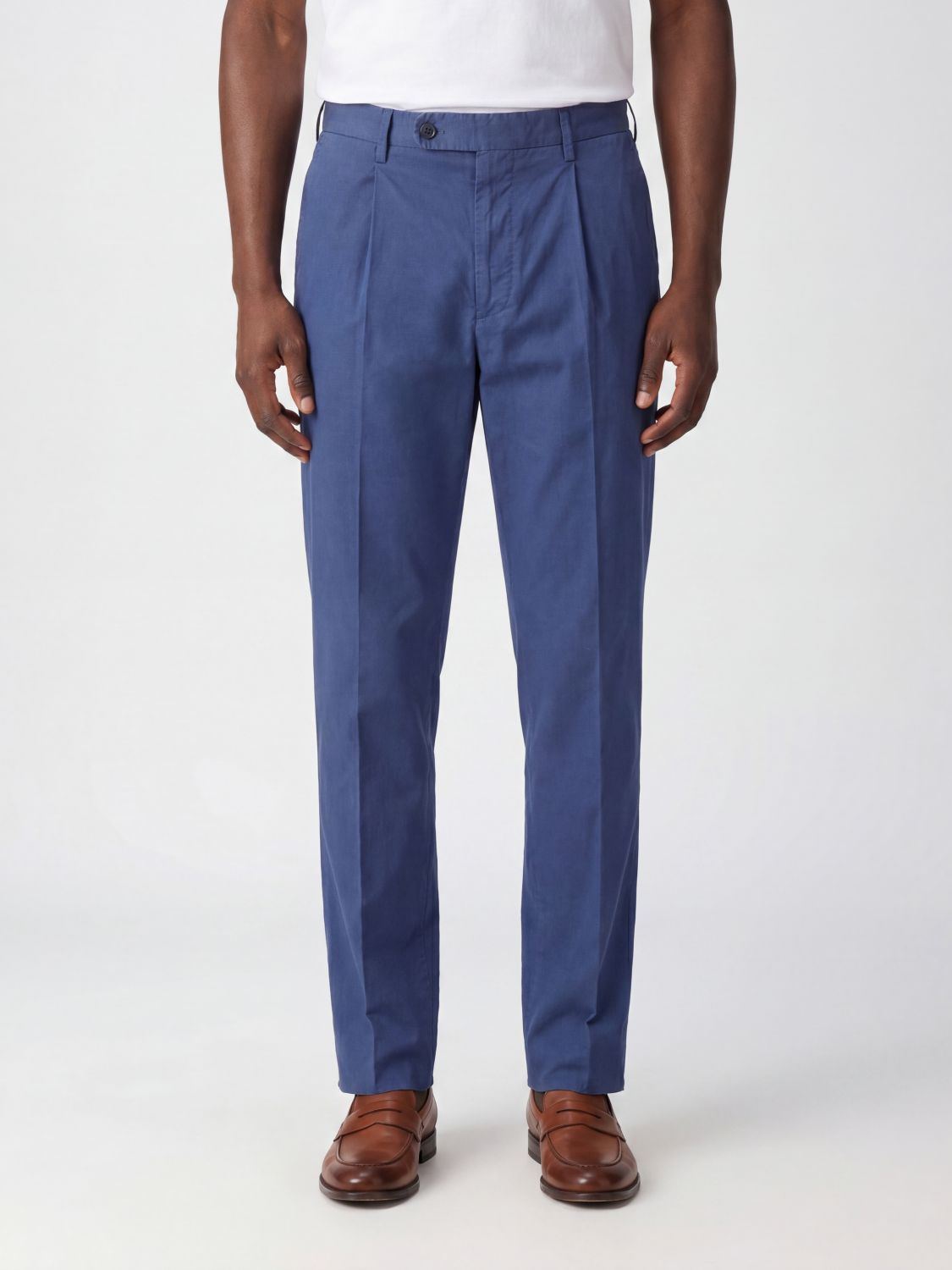Pants Men color Blue