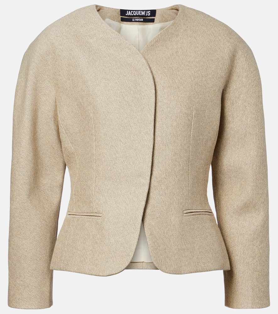 Ovalo cotton and linen jacket