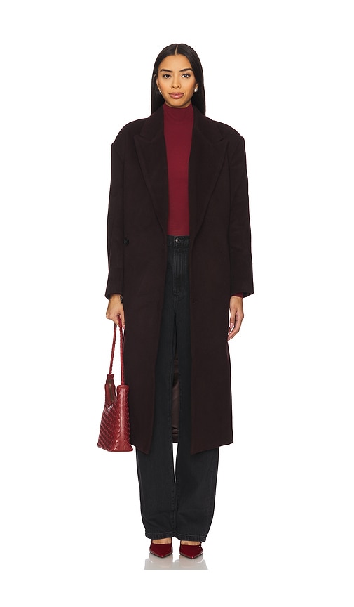 Bardot MANTEAU en Wine.  M/L. Also en