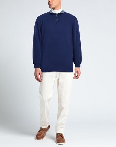 Man Sweater Navy Size 44 Wool, Cashmere