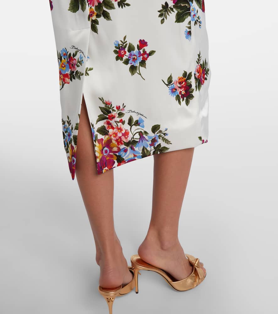Floral midi dress