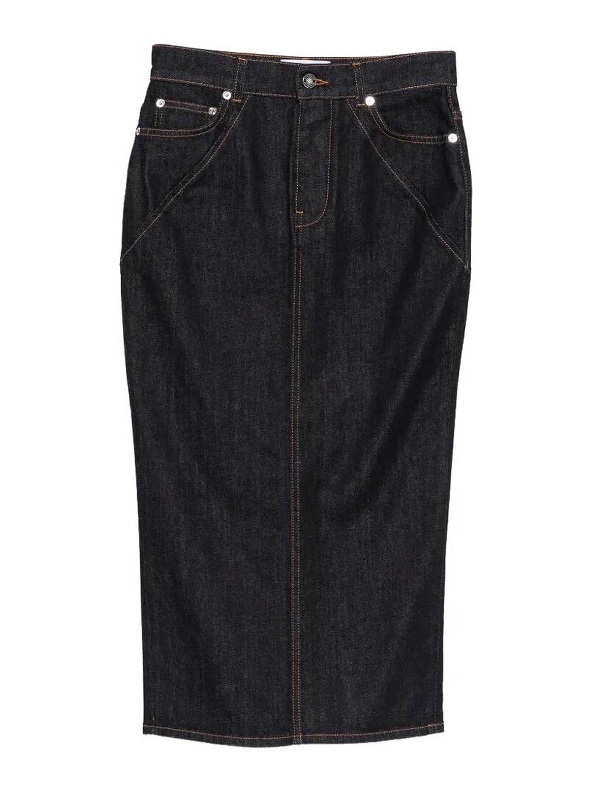 Denim Long Skirt