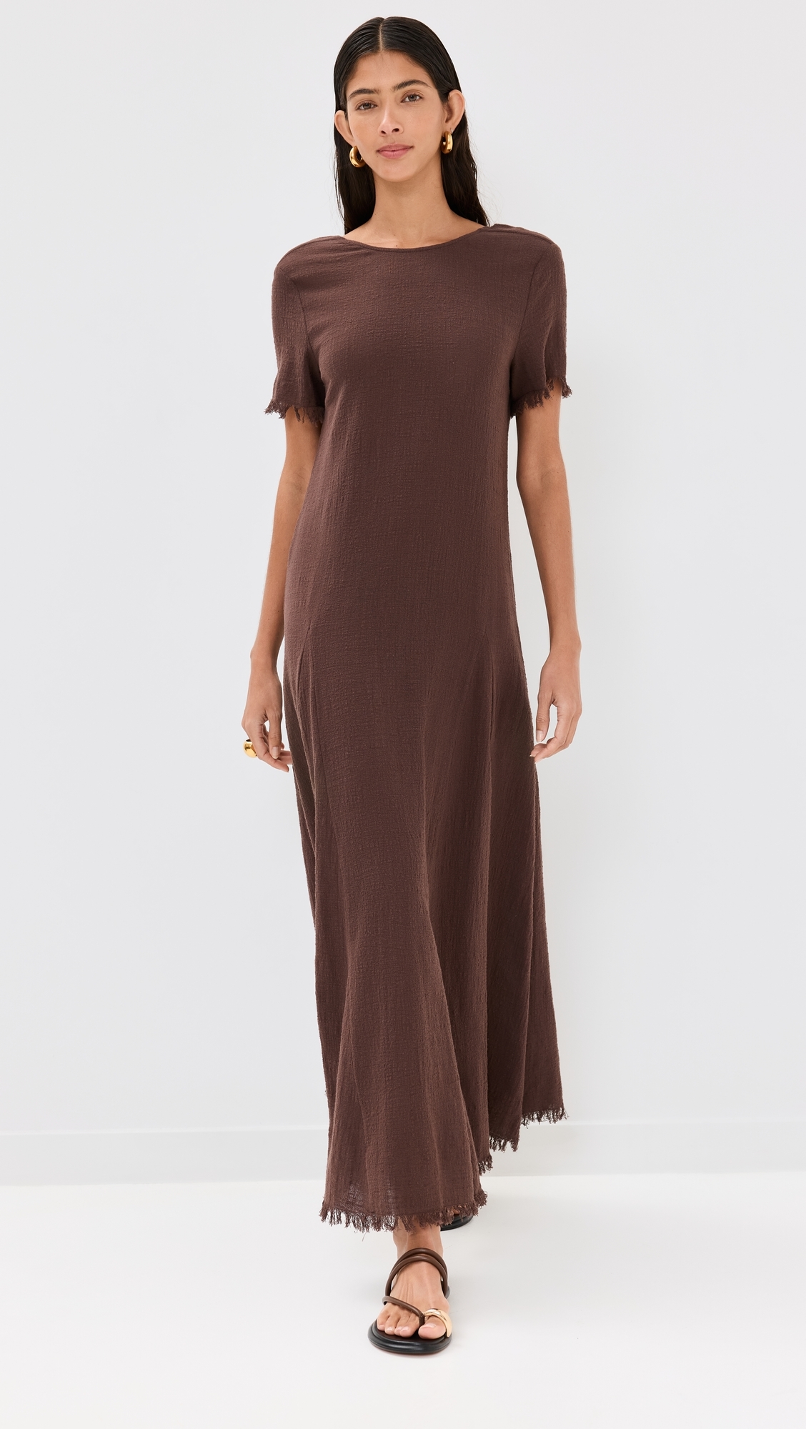Le Havre Dress Dark Chocolate S