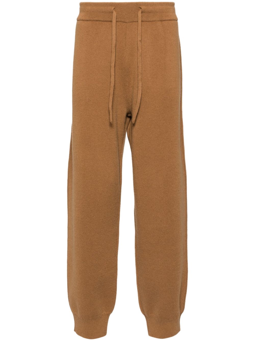 Knitted track pants - Brown