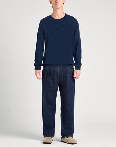 Man Sweater Navy Size M Cotton