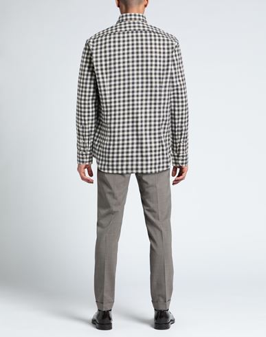 Washed Man Shirt Grey Size 16 Cotton