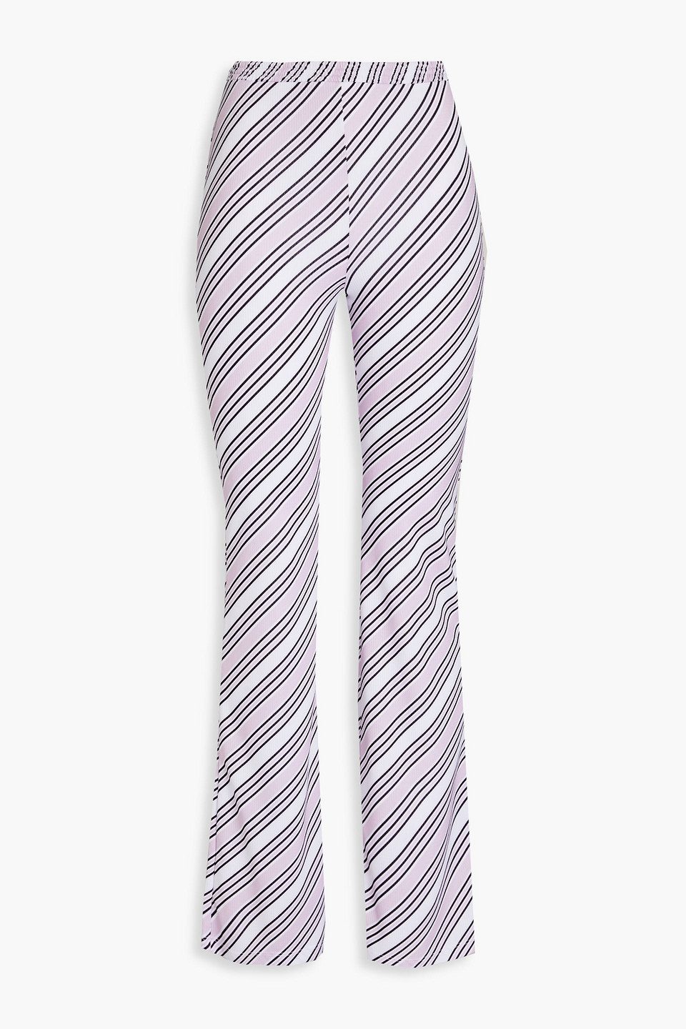 Contender striped jersey flared pants