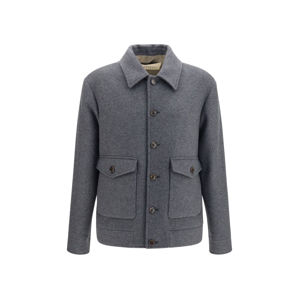 Wool and Cashmere Jacket — Gray