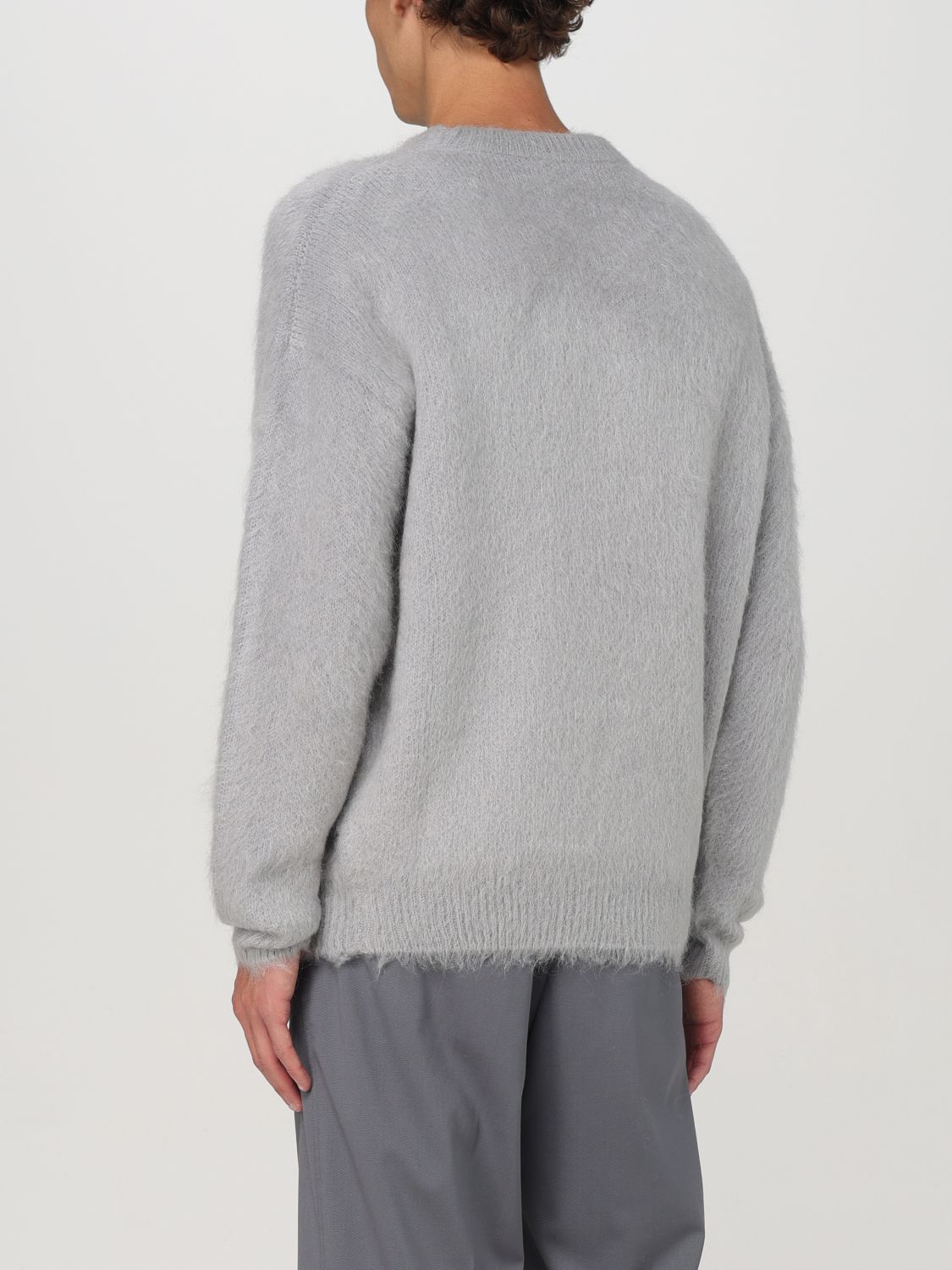 Decorative-stitching sweater - Blue