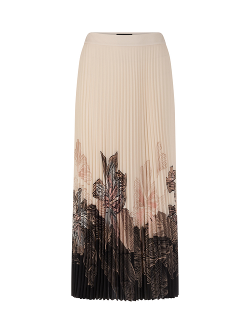 Marc Cain ‘Rethink Together’ pleated midi skirt, black, 34 N