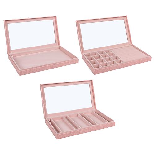 ™ Anti-Tarnish Set of 3 Large Jewelry Boxes