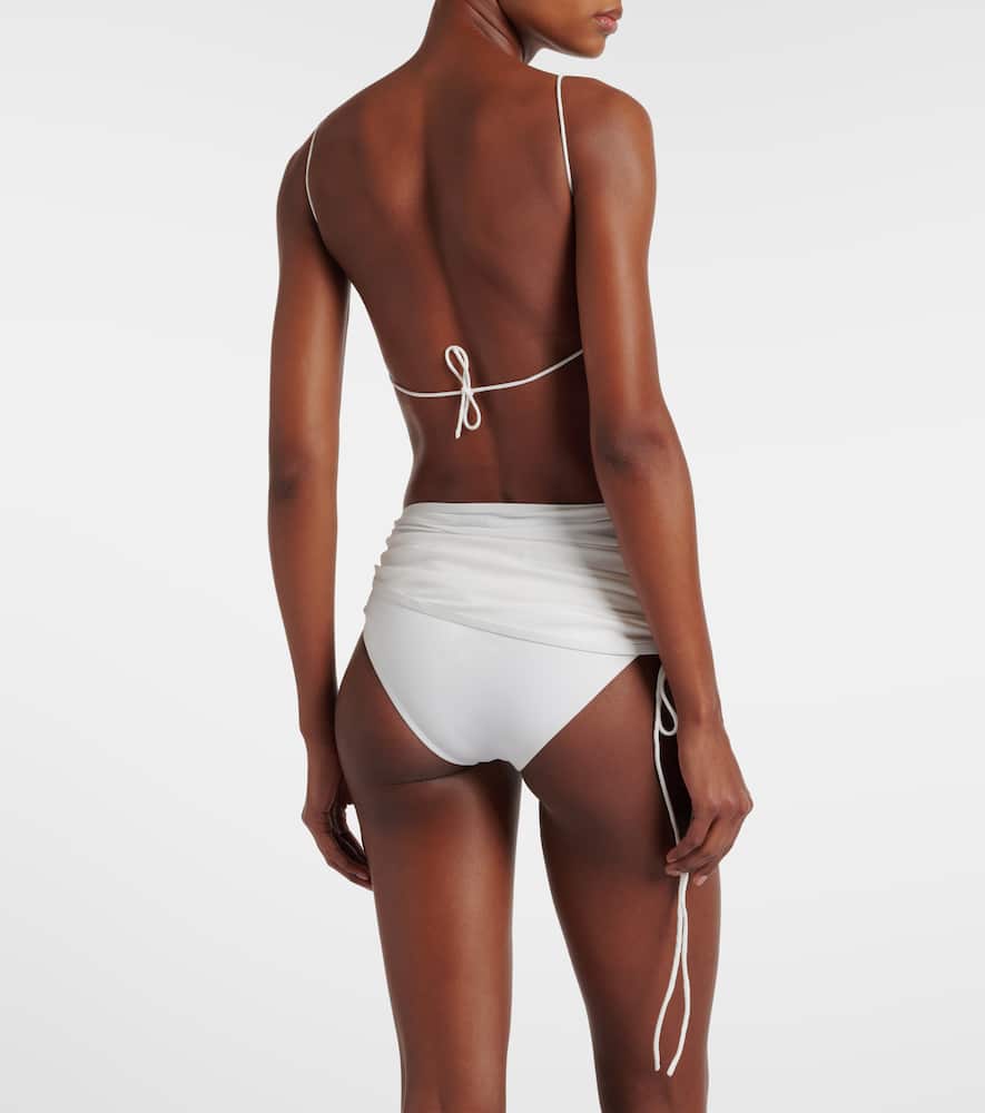 Orbit ruched bikini bottoms