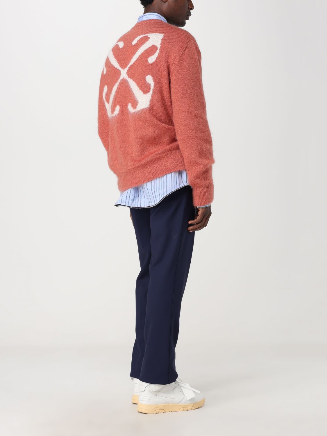 Pants Men color Denim