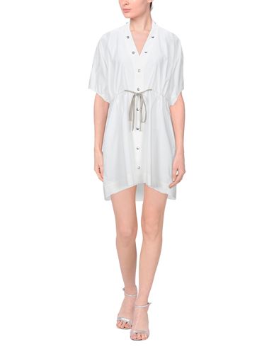 Woman Mini dress White Size 4 Cotton
