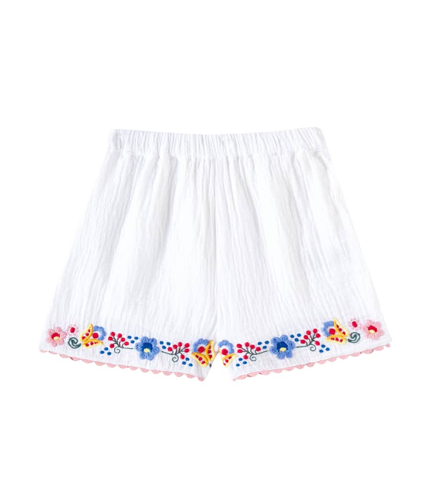 Louise Misha Vally cotton gauze shorts