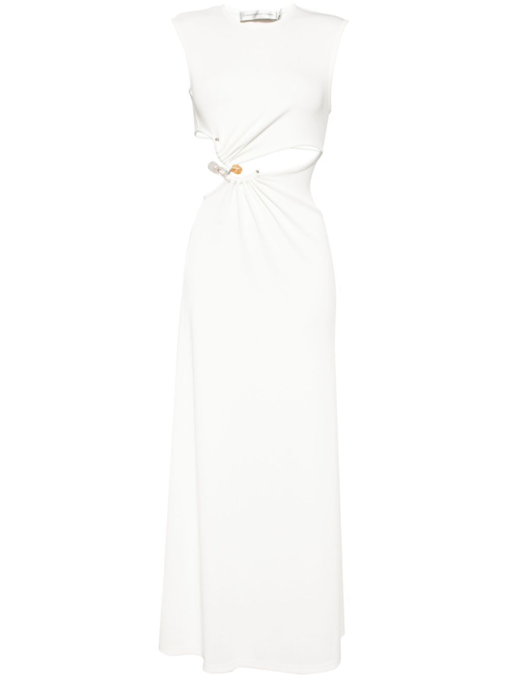 Concave Stone tank dress - White