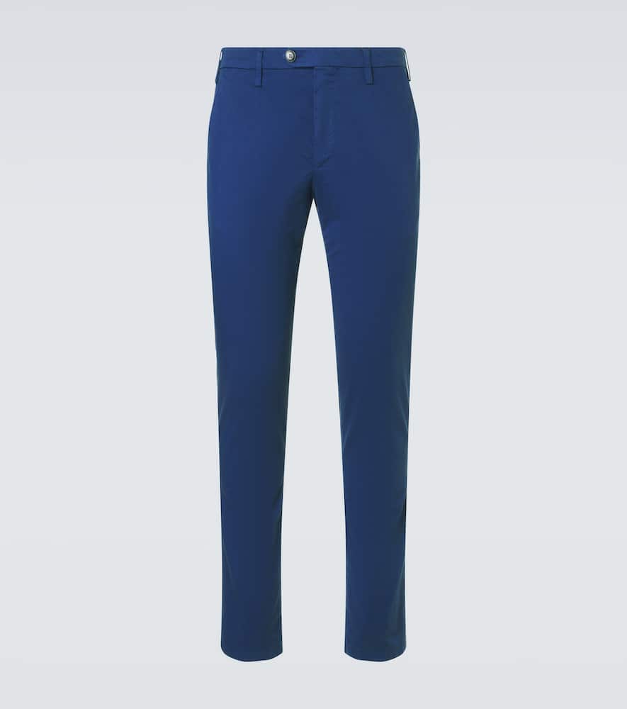 Cotton straight chinos