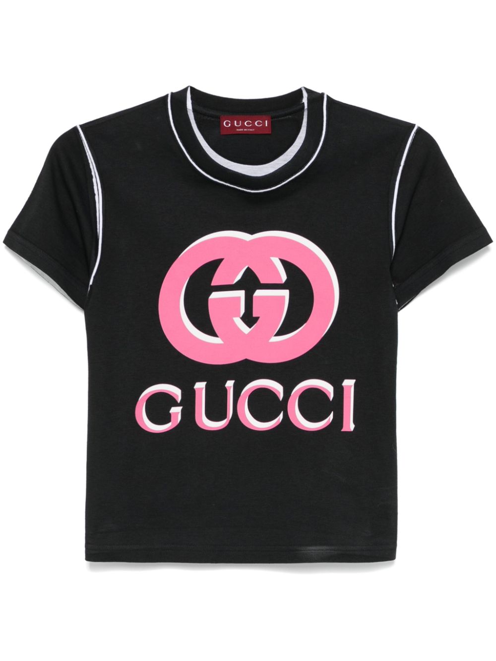 Interlocking G-logo T-shirt - Black