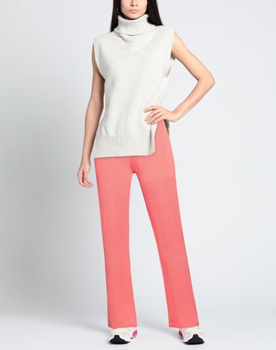 Pink Memories Woman Pants Coral Size 2 Cotton