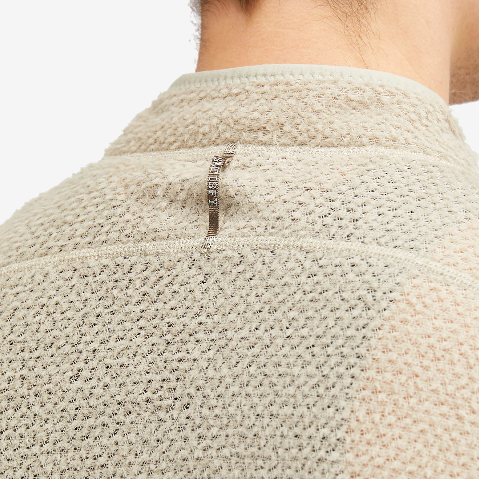Men's GhostFleece AD Light Half-Zip Sweatshirt in Moon
