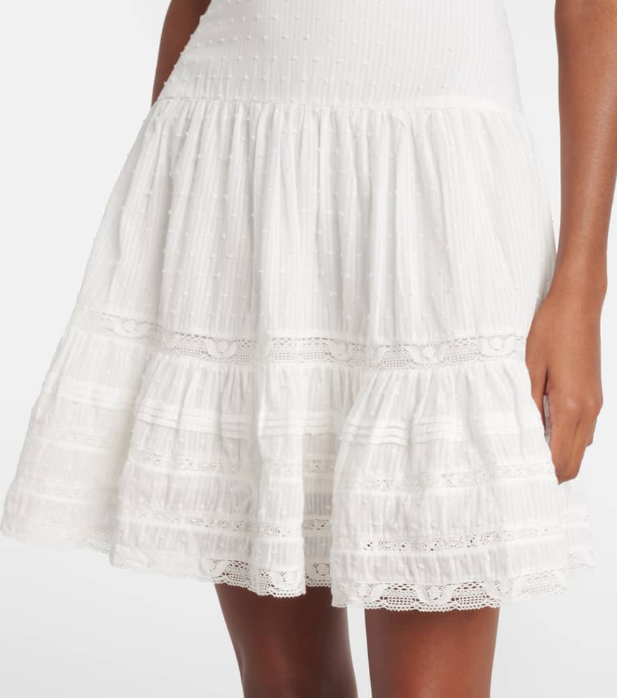 Della striped cotton minidress