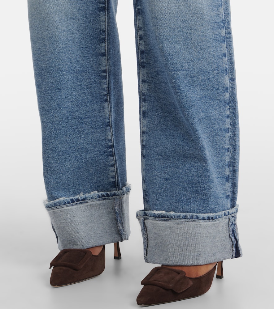 Kora high-rise wide-leg jeans