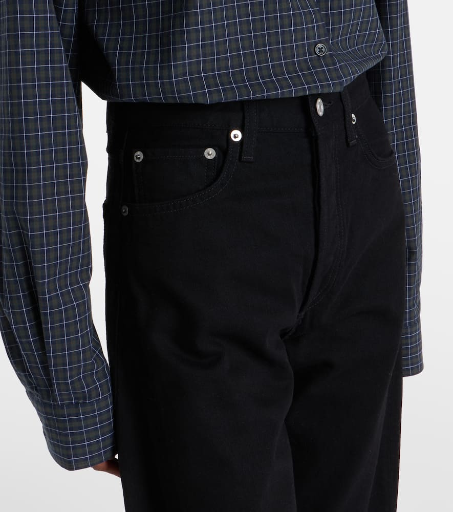 Luna Pieced mid-rise barrel-leg jeans