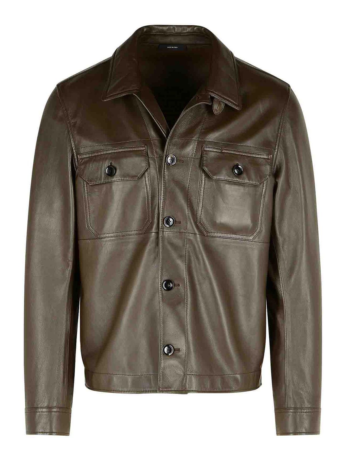 Tobacco Leather Jacket