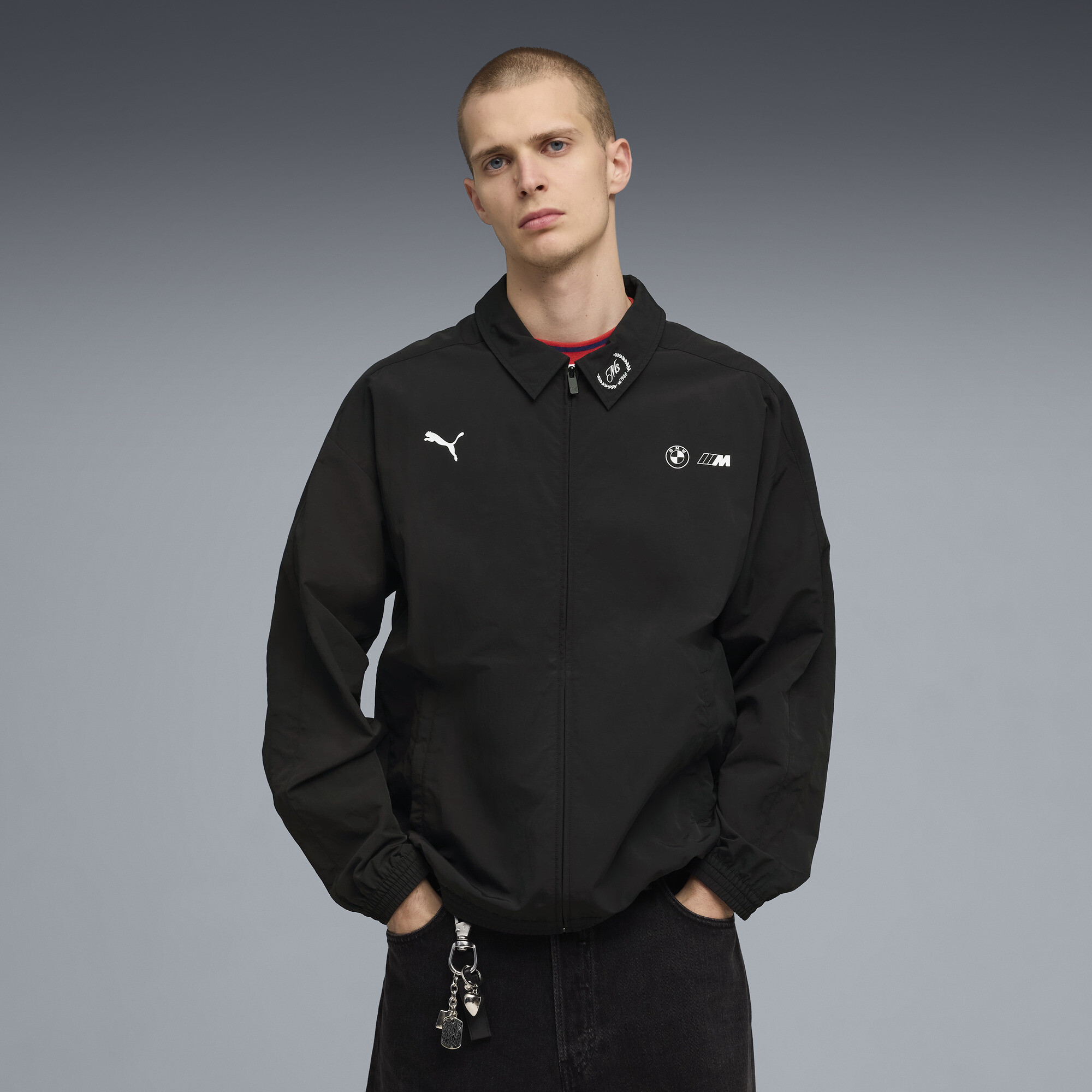 PUMA BMW M M3 T7 Men's T7 Track Jacket in Black