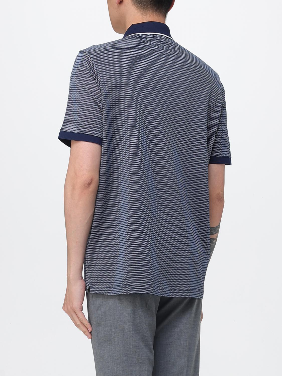 Polo Shirt Men color Blue
