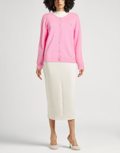 Woman Cardigan Pink Size 10 Cashmere, Glass