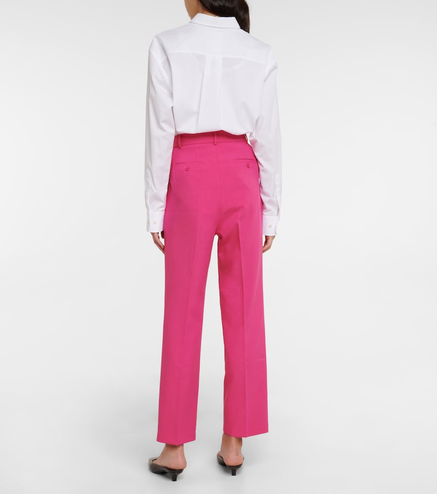 The Frankie Shop Bea high-rise straight pants