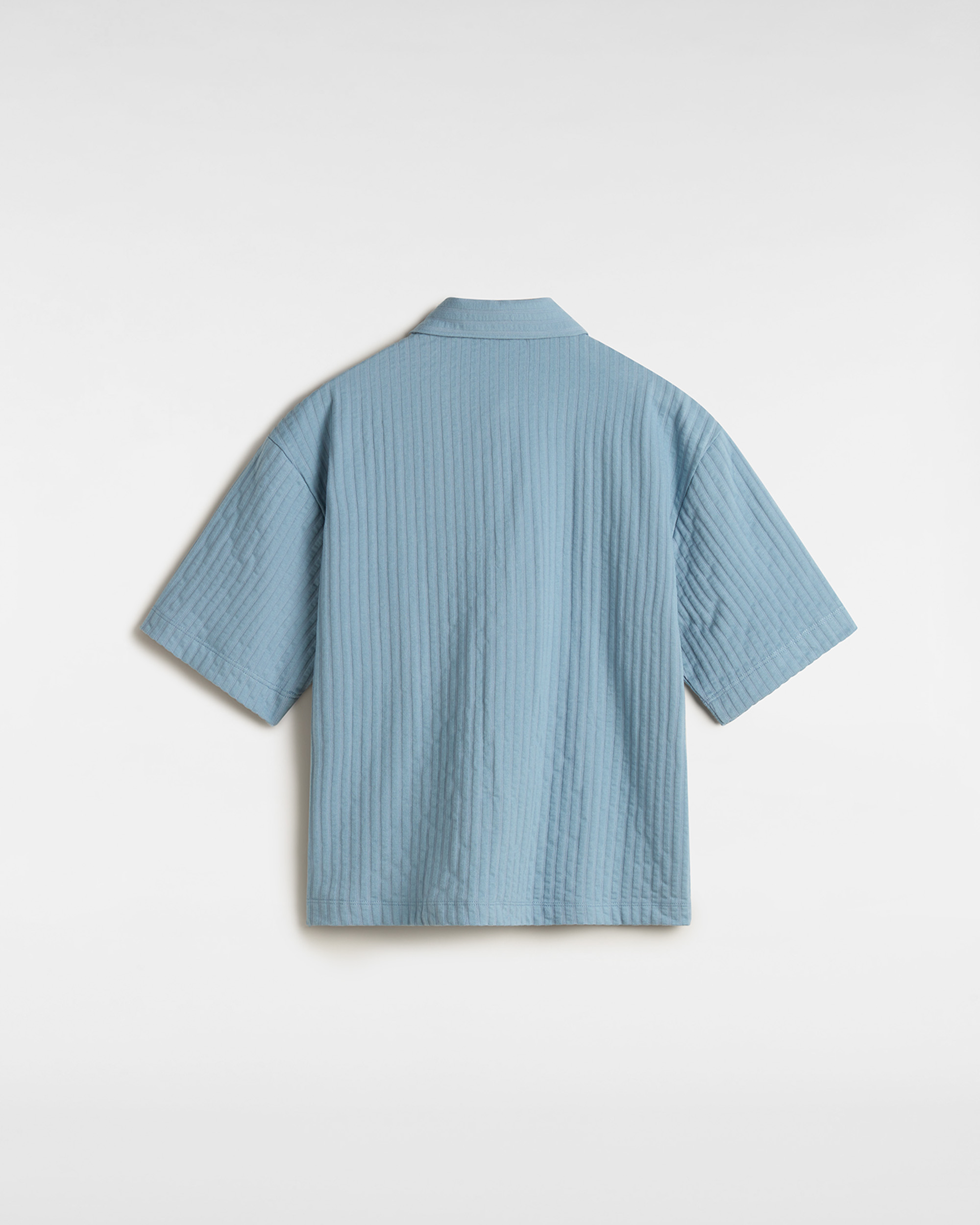 Vans Womens Bedford Knit Button Up - Blue Cotton - Sma