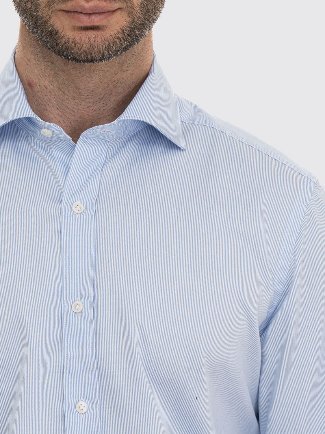 Shirt Men color Sky Blue