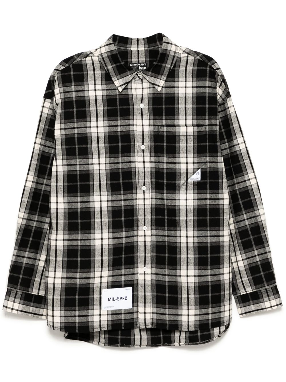 Checked shirt - Black