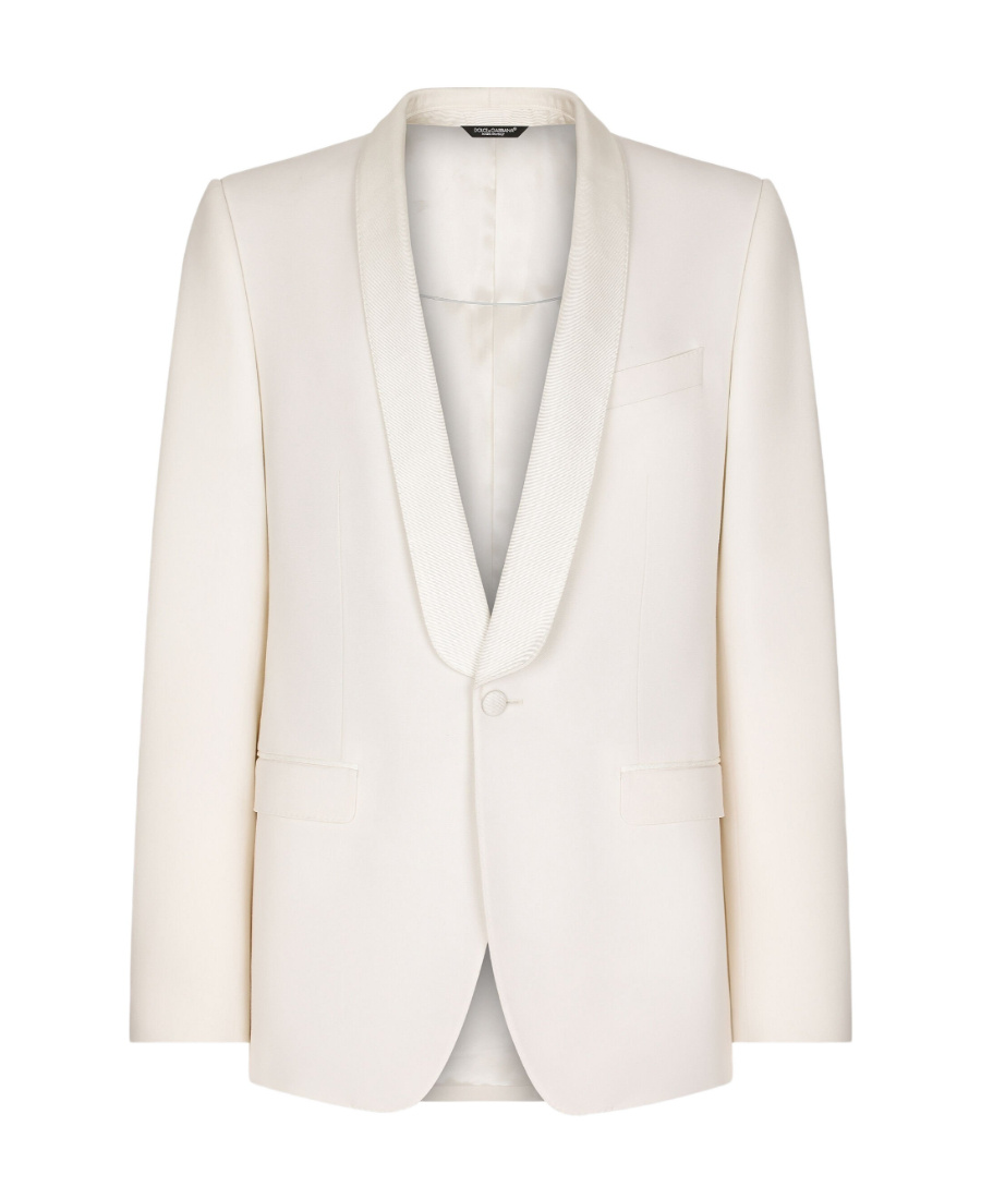 Single-breasted wool blazer